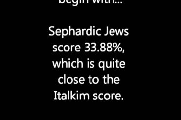 Genetic Truth Episode 1: Italkim Jews (Italian Jews)
