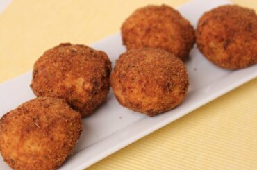 Homemade Rice Balls ( Arancini ) Recipe - Laura Vitale - Laura in the Kitchen Episode 452