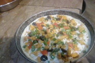 Tasty chicken fajita pizza recipe by Shakeel Bhatti At Italian Pizza Shop Nagina Chowk Pakpattan