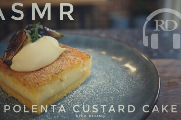 Polenta Custard Cake - Perfect Italian Style Dessert | ASMR Cooking | Rick Duong