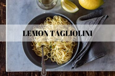 Lemon tagliolini