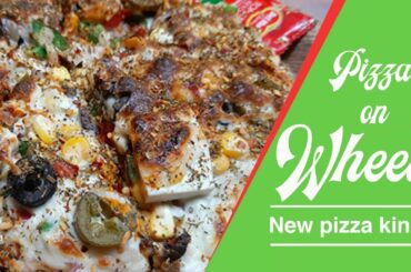 Pizza On a Wheel||Street Food Pizza||Tandoori Paneer Pizza||Veg Pizza & Garlic Bread||New Pizza King