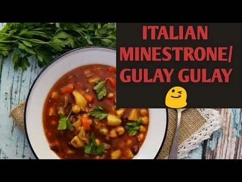 Minestrone italian cuisine/or utan sa bisaya/halohalong gulay Minestrone italian cuisine/or utan sa bisaya/halohalong gulay