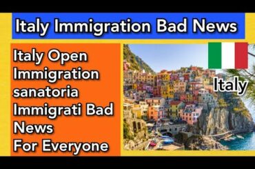 Italy Open Immigration 2020 | Bad News Illegal People's.