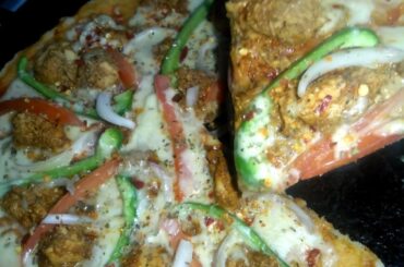 Without Oven Pizza ! Tikka  Pizza Recipe Without oven ! Easy and simple recipe kitchen with Afshan