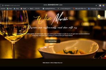 My Restaurant Review website
