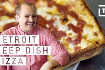 Making Deep Dish Pizza Detroit Style || Food/Groups