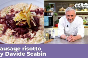 SAUSAGE AND RED WINE RISOTTO - Traditional Italian recipe