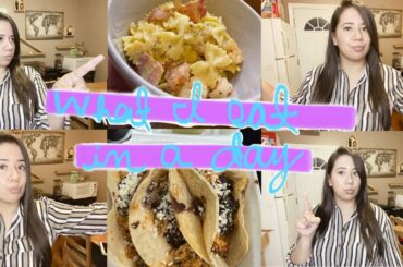 WHAT I EAT IN A DAY [ REALISTIC ] | Mexican food 🌮 | Japanese food🍜 | Italian food 🍝