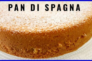 HOW TO MAKE PAN DI SPAGNA (ITALIAN SPONGE CAKE) RECIPE by ItalianCakes USA