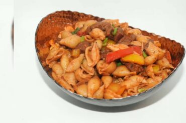 Sausage and peppers pasta (193)