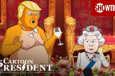 'Inside Cartoon Trump’s Royal Dinner With The Queen' Ep. 205 Cold Open | Our Cartoon President