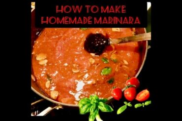 🍅How to Make Homemade Marinara!🍅 A Recipe for All!
