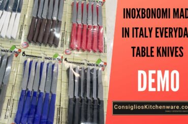 Inoxbonomi Made in Italy Everyday Table Knives
