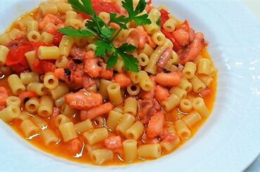 How to cook Octopus. Pasta with Octopus Italian Food