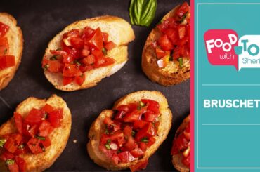 Bruschetta | 15 min Snack | Starters | Italian | FoodTokWithSherin
