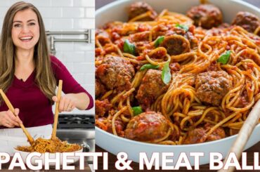 How To Make Spaghetti and Meatballs Recipe | Homemade Marinara Sauce