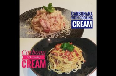How to cook carbona (TWO DIFFERENT RECIPES | easy to cook)