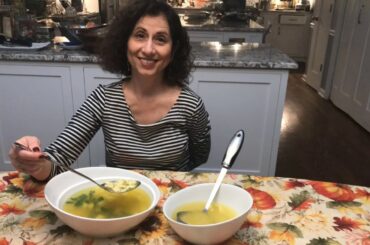 Italian Chicken Broth with Egg Drop and Pastina - Easy Italian Recipes