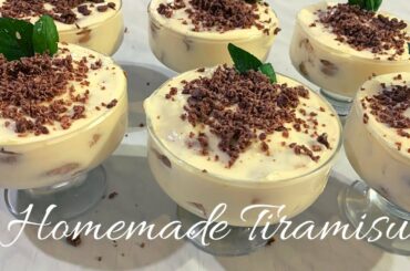 How to make homemade tiramisu// Как да приготвим домашно тирамису// #homemadetiramisu