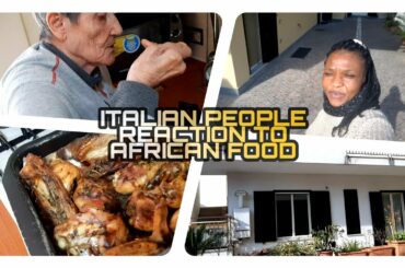 ITALIAN FAMILY EATING NIGERIAN FRIED RICE FOR THE FIRST TIME , WATCH THEIR REACTION|| COOK WITH ME |