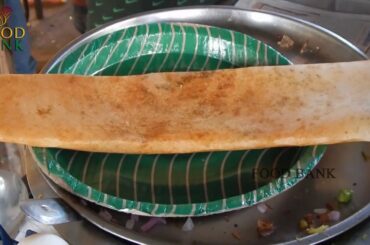 Roadside Food | Masala Dosa Recipe | Tangy Mysore Masala Dosa | Street Food