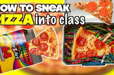 Clever Ways To Sneak Pizza Into Class Without Getting Caught Using School Supplies | Nextraker