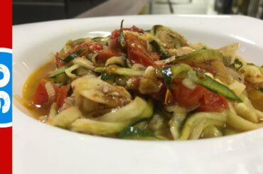 Easy Vegan Zucchini Low Carb Pasta Marcofoodie90