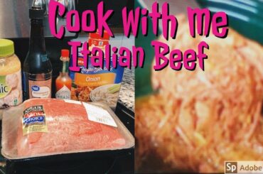 Cook With Me (Italian Beef)