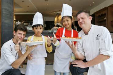 Pizza Making workshop at an Italian restaurant, Cucina Kitchen, JW Marriott Phuket Resort & Spa
