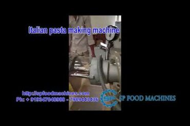 italian pasta making machine movie