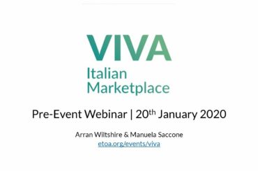 VIVA Italian Marketplace 2020   Pre event webinar