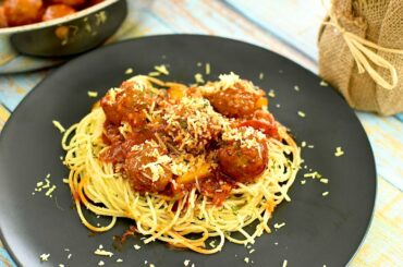 Meatball Spaghetti guna bahan readymade je