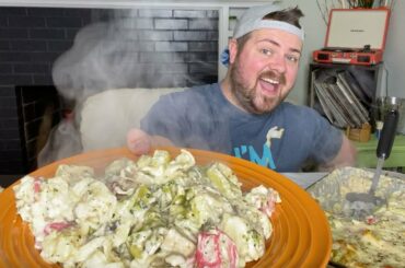 Cheesy Chicken Tortellini Mukbang | Homemade Eating Show