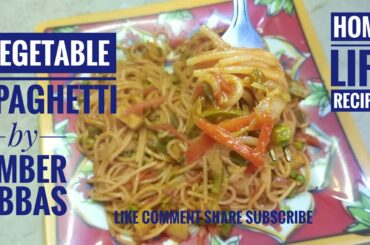 Vegetable Spaghetti Recipe | Yammy Spaghetti | Testy Homemade Spaghetti Recipe | Home Life Recipes