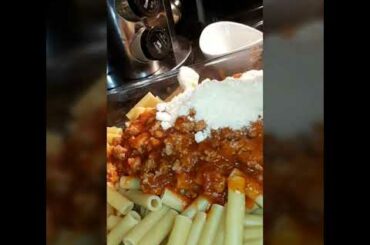 Cheesy baked Ziti with Italian sausage
