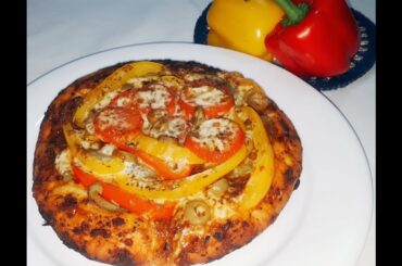 চুলায় ইটালিয়ান পিজ্জা রেসিপি Iবীফ পিৎজা I Italian Pizza Recipe IBeef Pizza IPizza on Stove