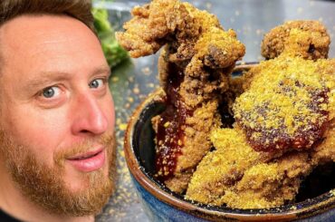 Jerk Buttermilk Fried Chicken fr TV chef Great British Menu Winner James Cochran - Food Busker