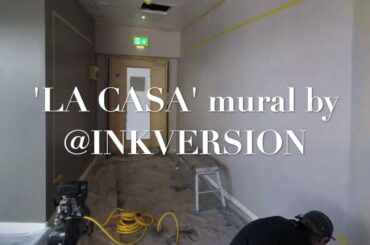 La Casa / mural art / Italian restaurant / time lapse / airbrush art / bespoke wallart /