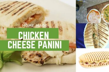Chicken Panini Sandwich Recipe | How to Make a Panini | Italian Cheese Sandwich Recipe
