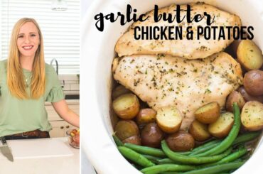 Garlic Butter Crockpot Chicken and Potatoes | The Recipe Rebel