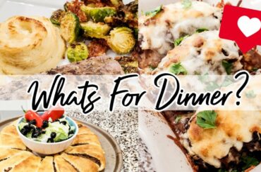 WHATS FOR DINNER | EASY AND AFFORDABLE MEAL IDEAS | Cook Clean And Repeat
