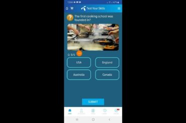 The first cooking school was founded in?