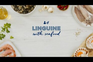 Linguine with seafood