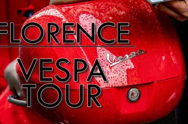 VESPA TOUR in Florence, Italy