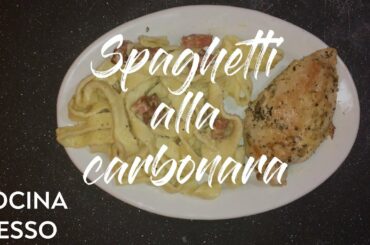 Classic Spaghetti Carbonara Recipe  ☆ Receta  de Spaghetti Carbonara || easy italian food Recipe