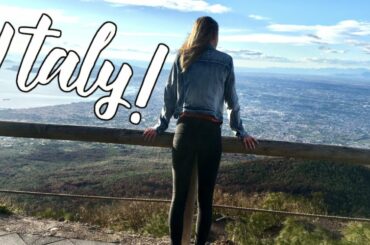 TRYING ITALIAN FOODS / MOUNT VESUVIUS! | ITALY DAY 1