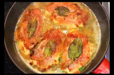 EASY CHICKEN SALTIMBOCCA alla ROMANA｜How to make a perfect Italian dish｜CHICKEN BREAST SALTIMBOCCA