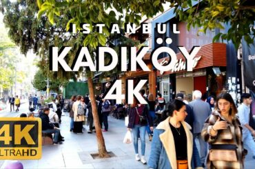 ISTANBUL KADIKOY WALKING TOUR - CITY WALK 4K | Dining Locations, Shopping & More!
