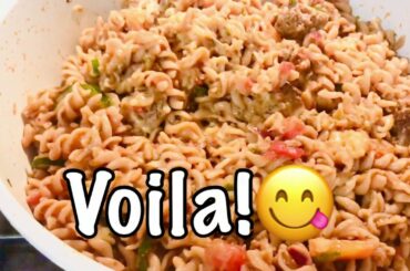 🇮🇹FUSILLI con POLETTINE (Fusilli Pasta with TINY MEATBALLS)